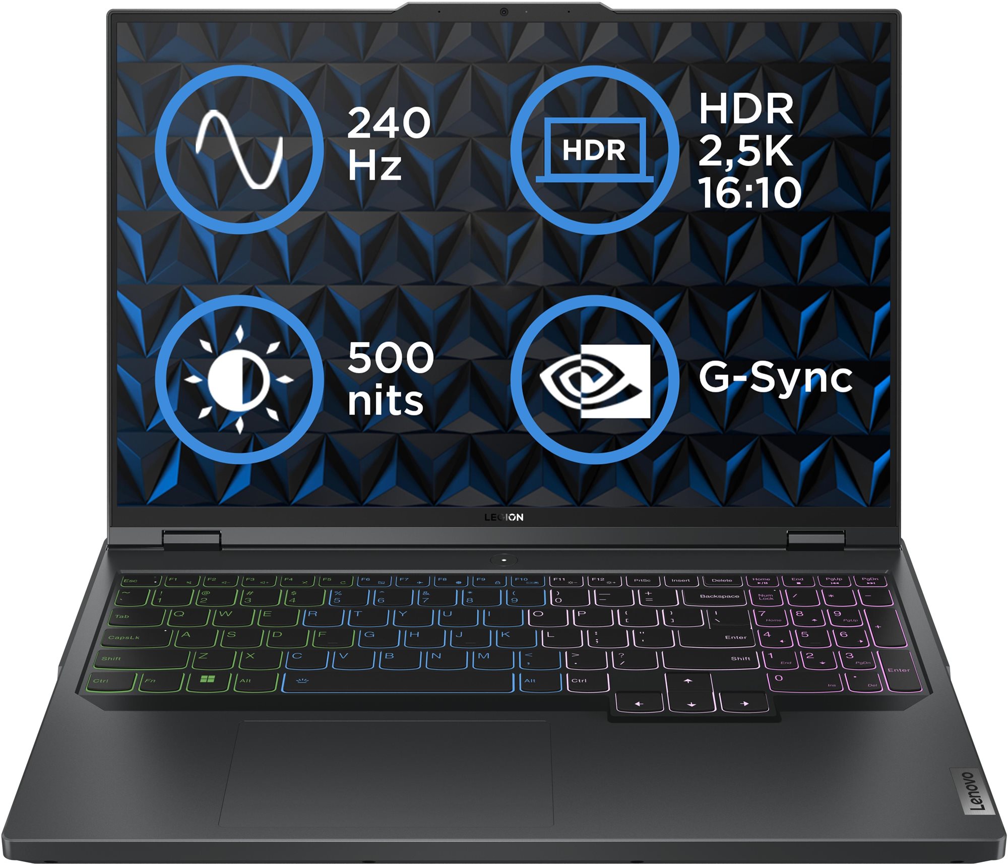 Repasované – Lenovo Legion Pro 5 16IRX8 Onyx Grey kovový