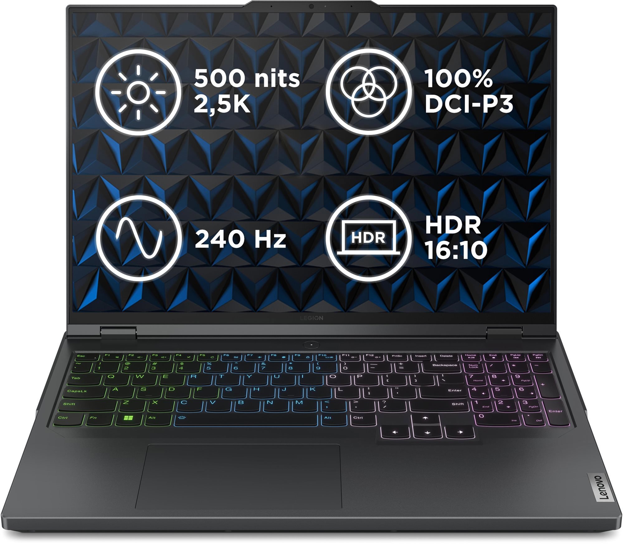 Repasované – Lenovo Legion Pro 5 16IRX9 Onyx Grey kovový + podložka pod myš