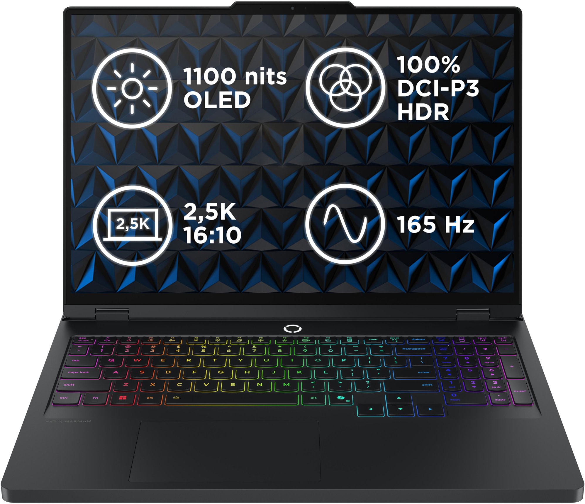 Lenovo Legion Pro 5 16AFR10 Eclipse Black kovový (bez adaptéru)