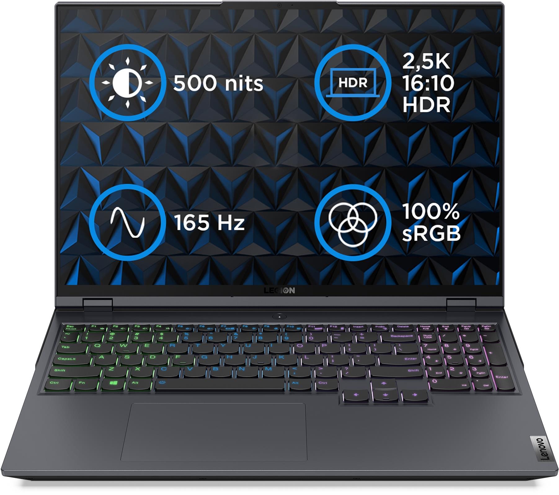 Repasované – Lenovo Legion 5 Pro 16ACH6H Storm Grey/Black celokovový