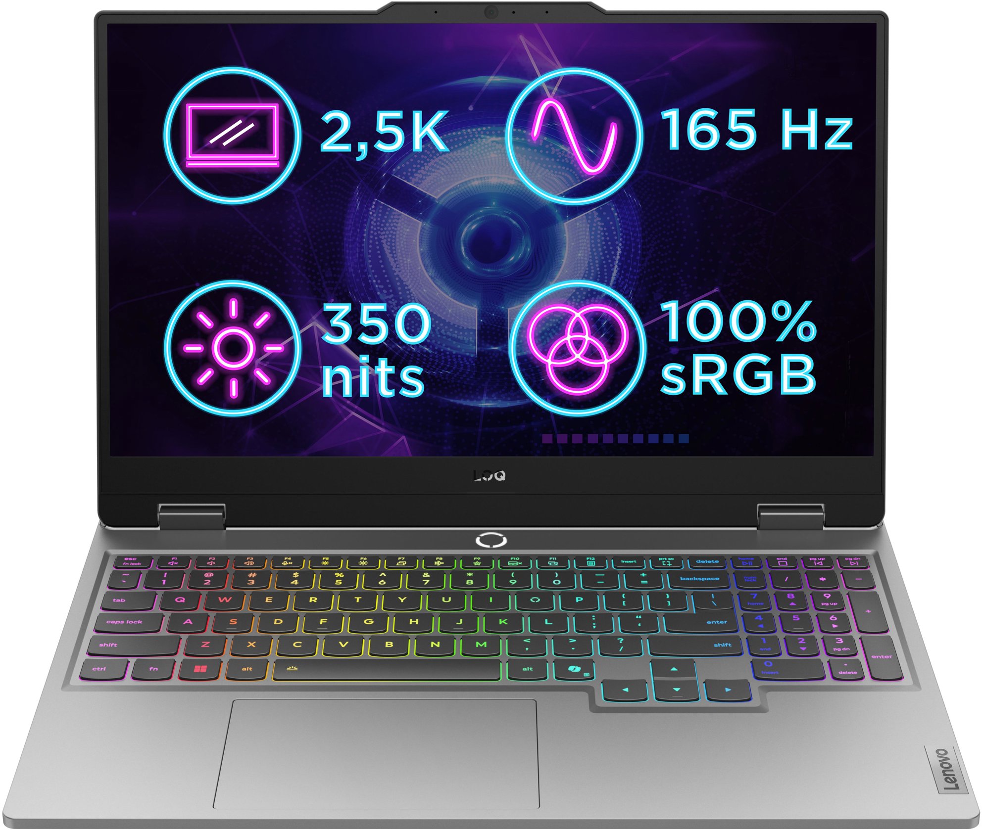 Lenovo LOQ 15IRX10 Luna Grey (bez adaptéru)