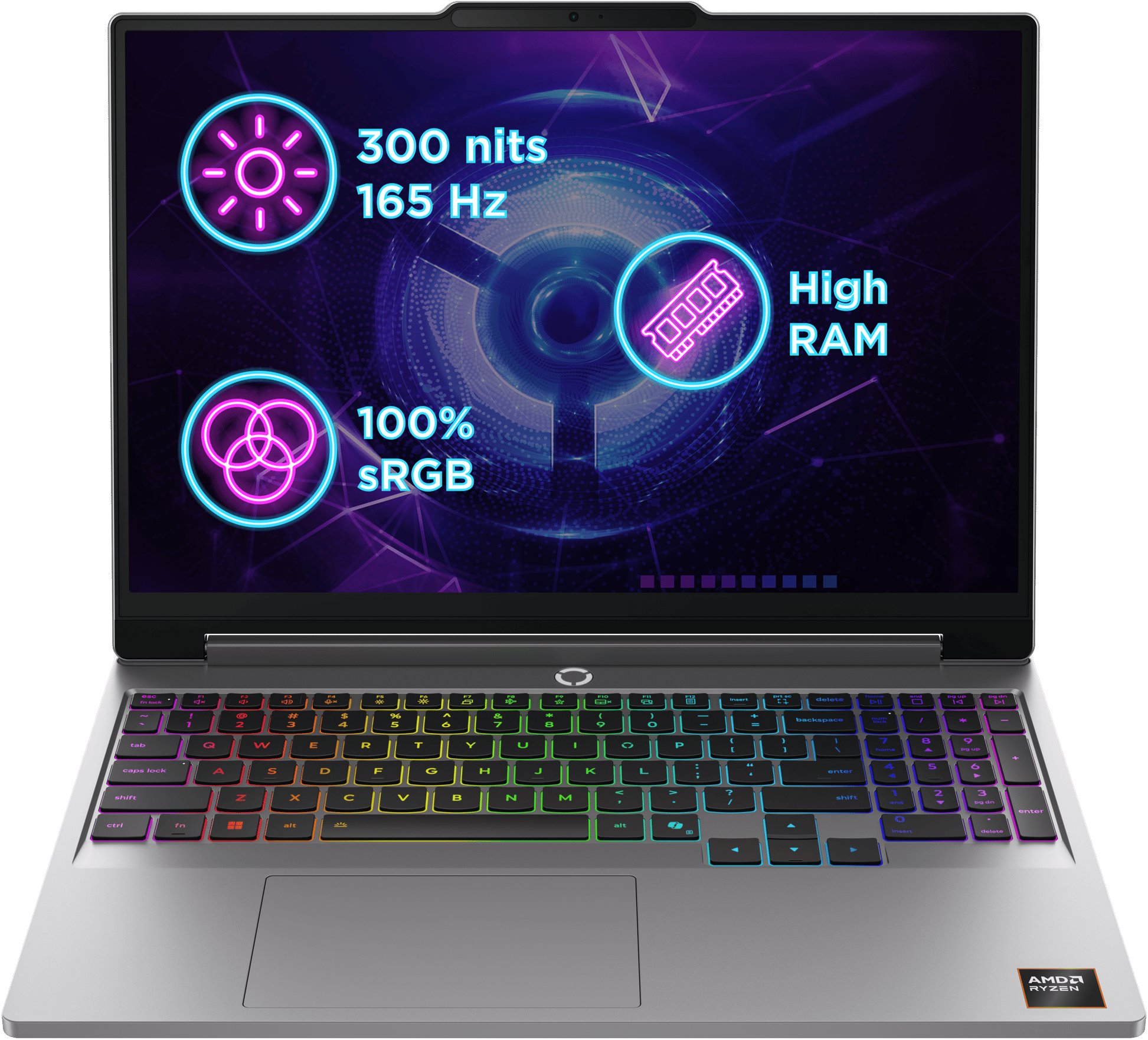 Lenovo LOQ 15AHP11 Luna Grey (bez adaptéru)