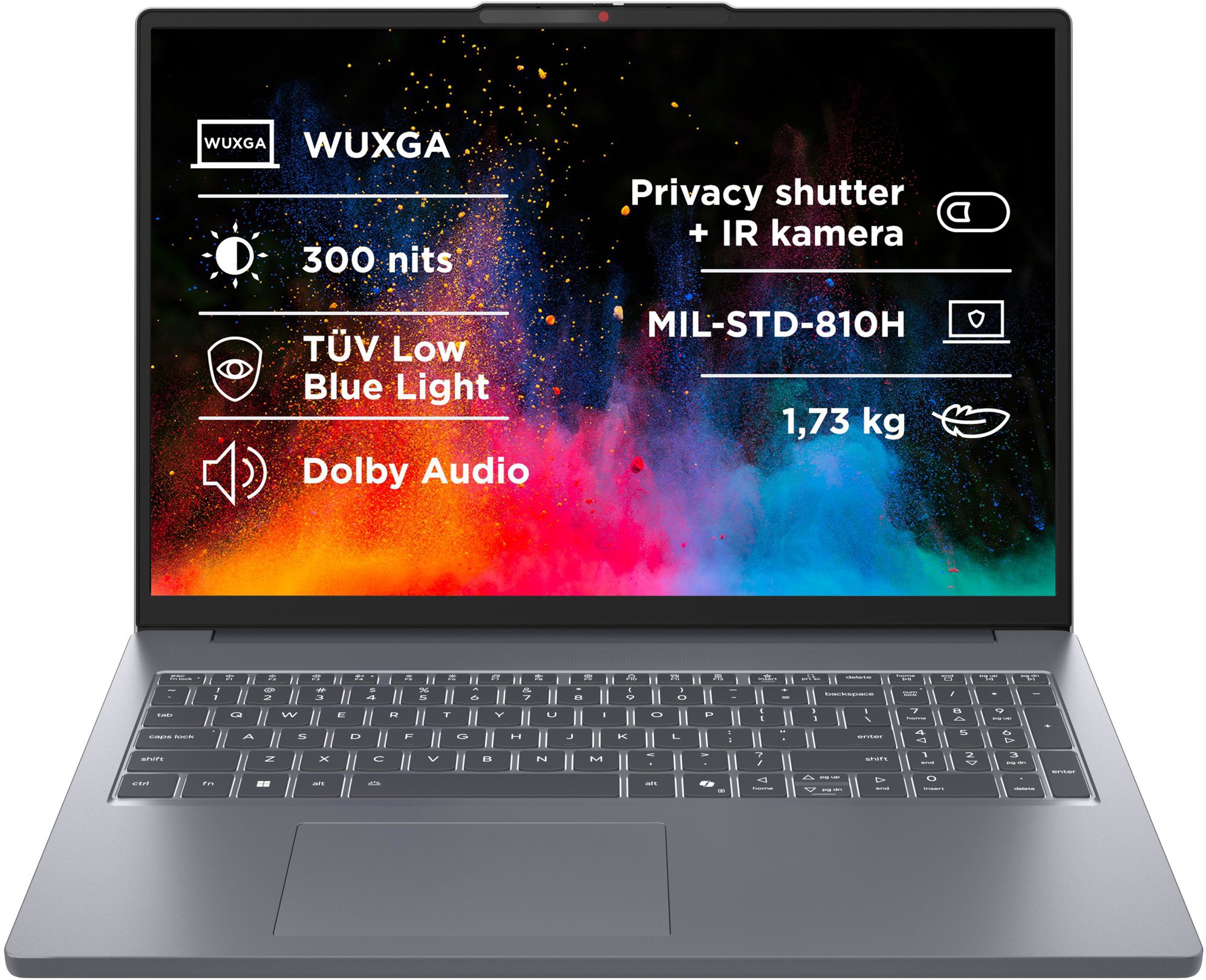 Lenovo IdeaPad Slim 3 16ARP10 Luna Grey kovový (bez adaptéra)