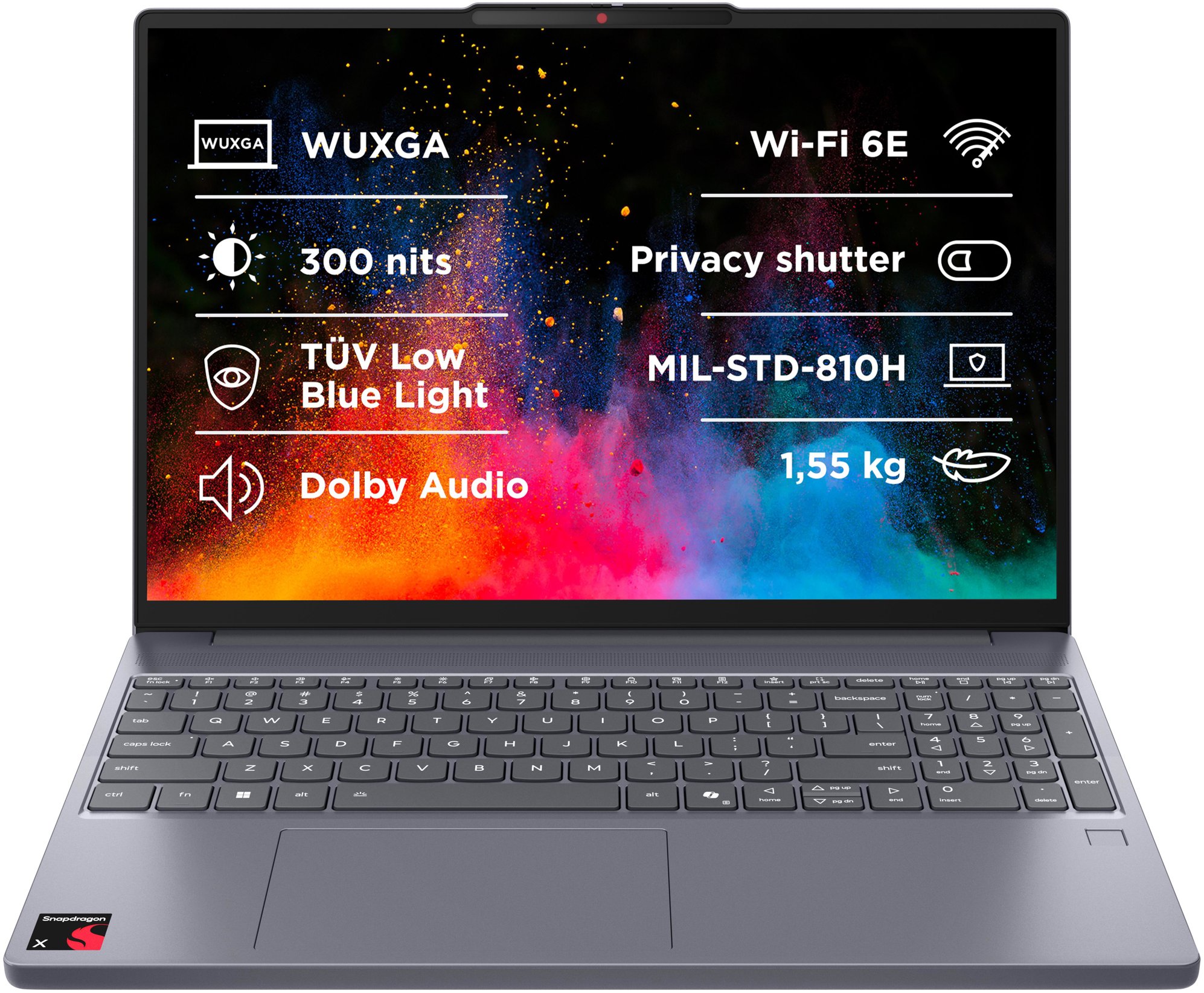 Lenovo IdeaPad Slim 3 15Q8X10 Luna Grey kovový (bez adaptéru)