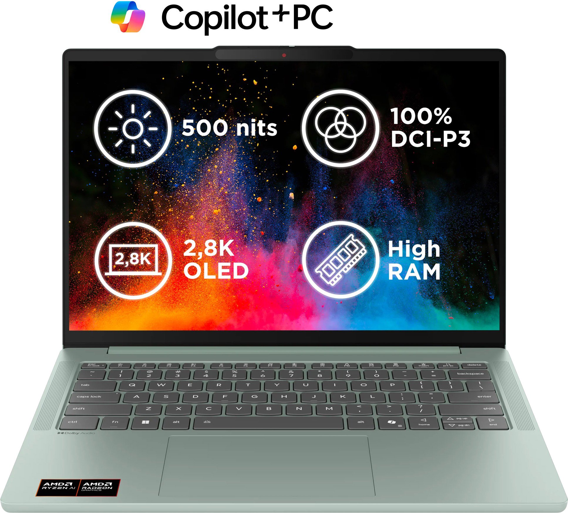 Lenovo IdeaPad Slim 5 14AGP11 Breeze Moss celokovový (bez adaptéra)