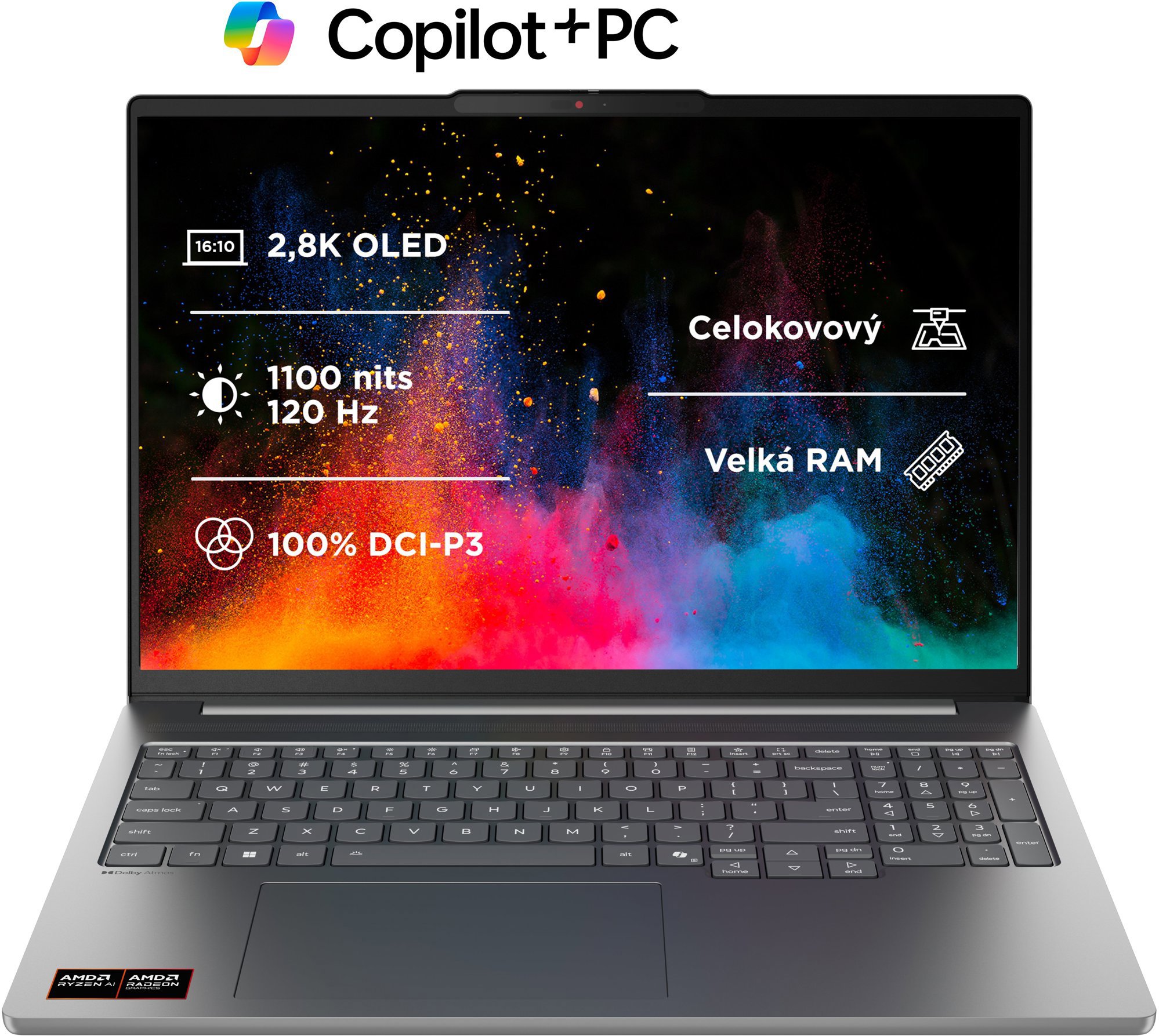 Lenovo IdeaPad Pro 5 16AGP11 Luna Grey celokovový (bez adaptéra)