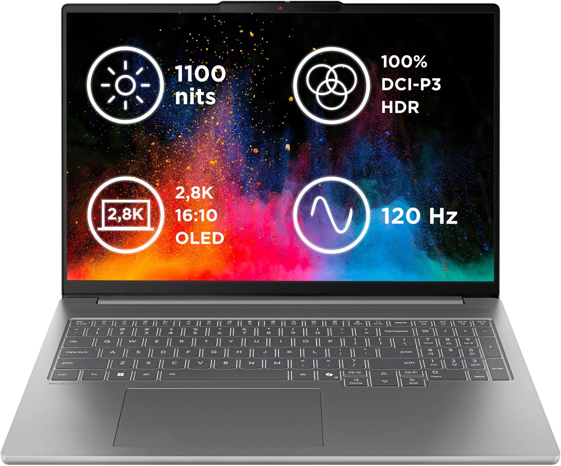 Lenovo IdeaPad Pro 5 16IAH10 Luna Grey celokovový (bez adaptéru)