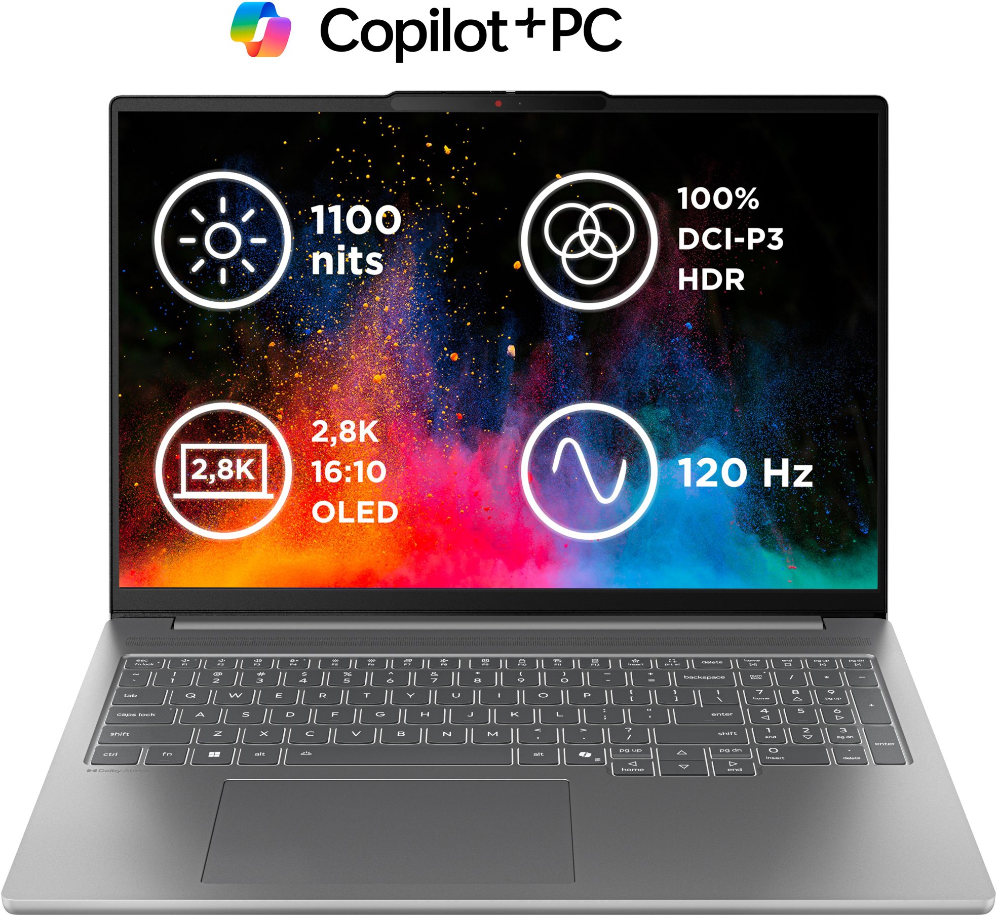 Lenovo IdeaPad Pro 5 16AKP10 Luna Grey celokovový (bez adaptéru)