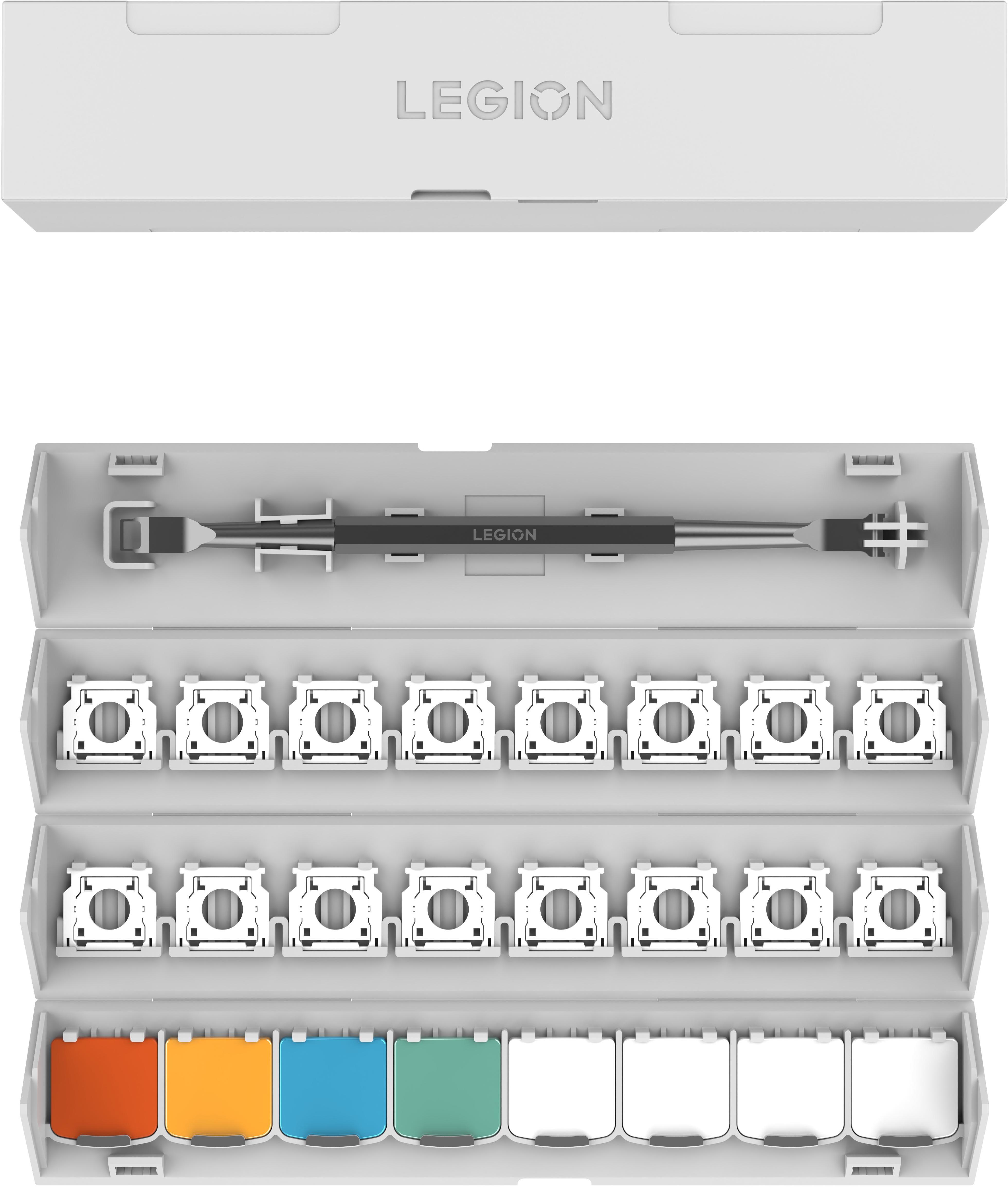 Lenovo Legion vymeniteľné, farebné klávesy, 8 ks, 5 farieb