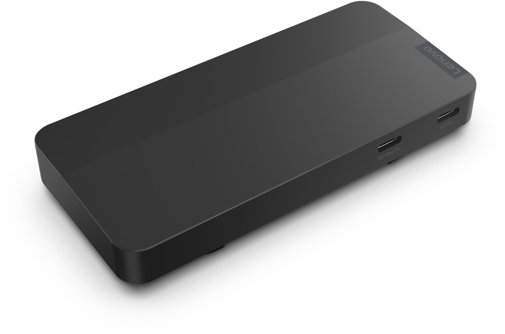 Lenovo USB-C Dual Display Travel Dock (w/ adapter)