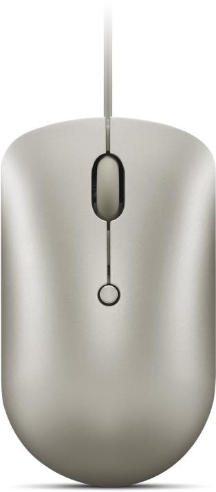 Lenovo 540 USB-C Wired Compact Mouse (Sand)