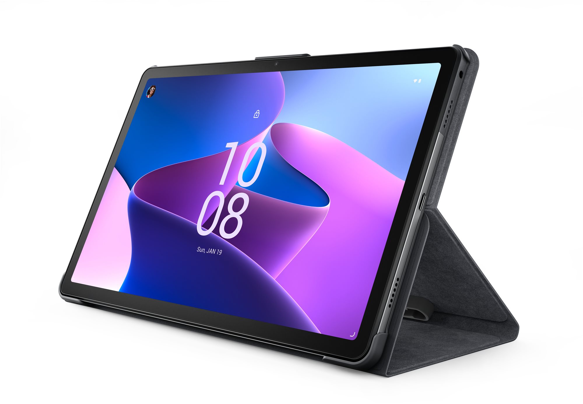 Lenovo Tab M10 Plus (3rd) Folio Case sivé