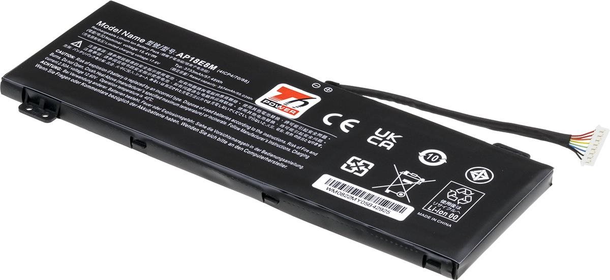 T6 Power pre Acer Nitro 7 AN715-52, Li-Poly, 3730 mAh (57,4 Wh), 15,4 V