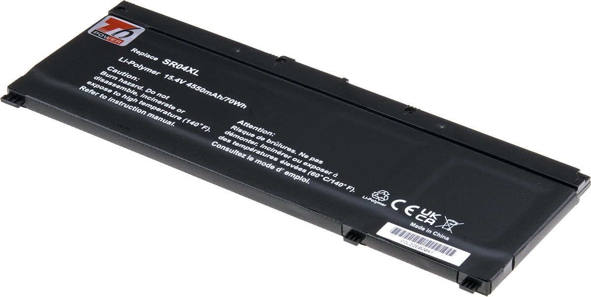 T6 Power pre Hewlett Packard 917724-855, Li-Poly, 15,4 V, 4 550 mAh (70 Wh), čierna