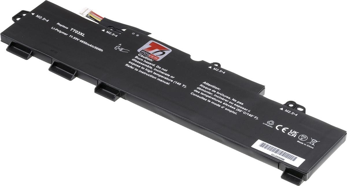 T6 Power pre Hewlett Packard TT03056XL, Li-Poly, 11,55 V, 4850 mAh (56 Wh), čierna