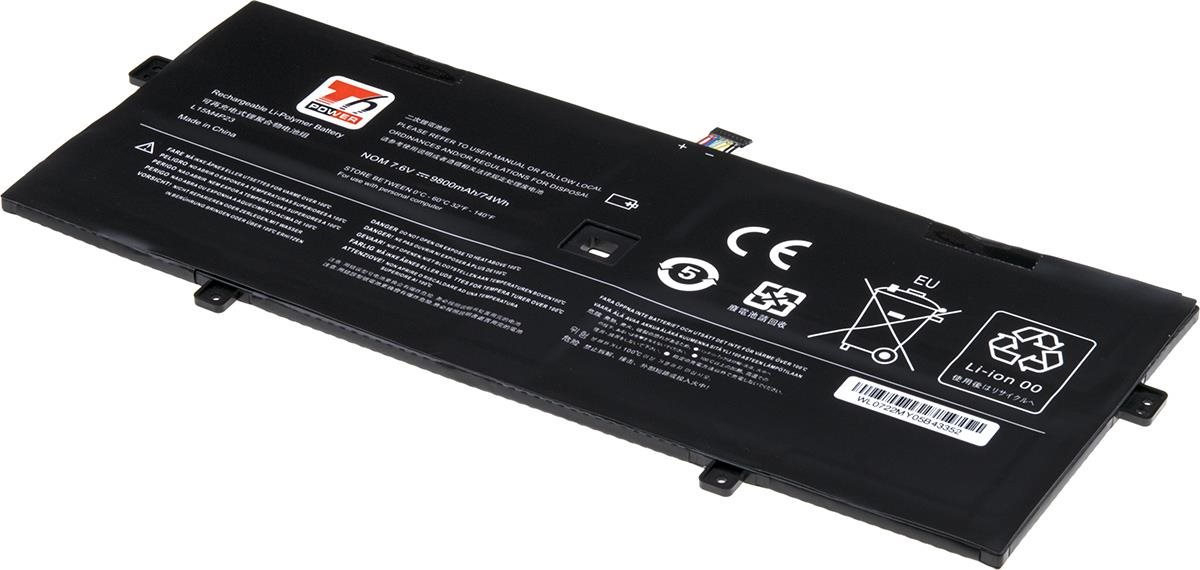 T6 Power pre Lenovo L15M4P23, Li-Poly, 9800 mAh (74 Wh), 7,6 V