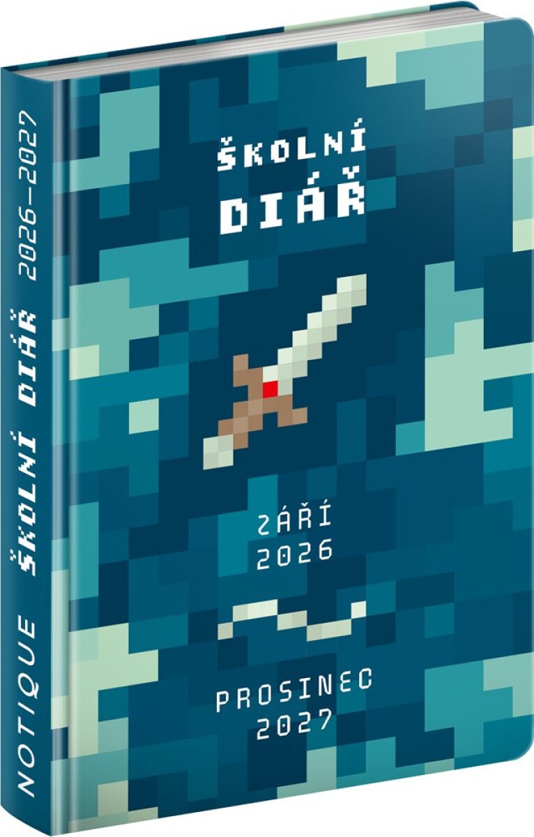 NOTIQUE Školský Gamer (september 2026 – december 2027), 9,8 × 14,5 cm