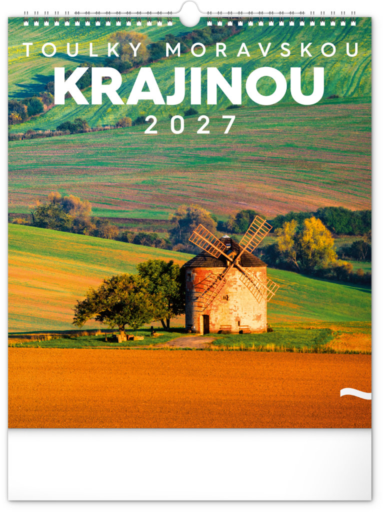 NOTIQUE Toulky moravskou krajinou 2027, 30 × 34 cm