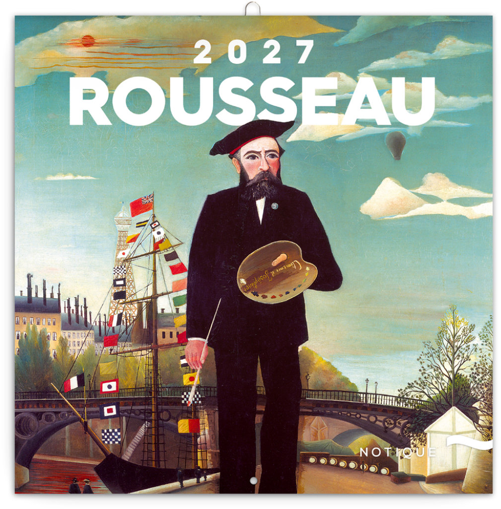 NOTIQUE poznámkový Henri Rousseau 2027, 30 × 30 cm