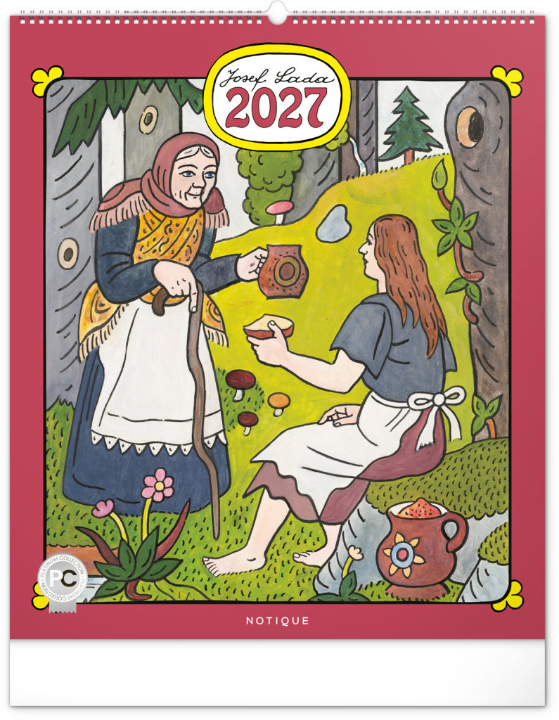 NOTIQUE Josef Lada 2027, 48 × 56 cm