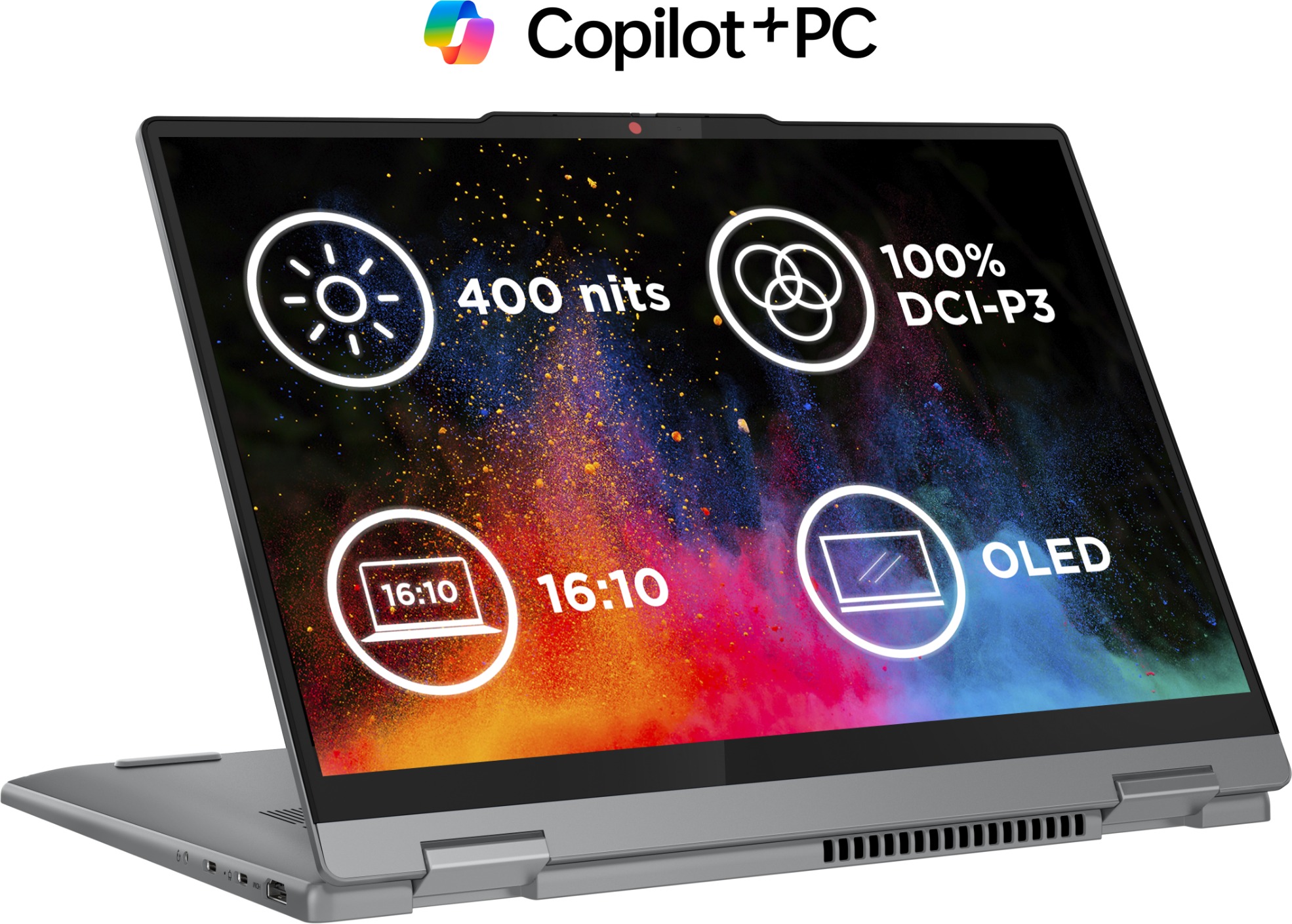 Lenovo IdeaPad 5 2-in-1 14Q8X9 Luna Grey kovový + aktívny stylus Lenovo