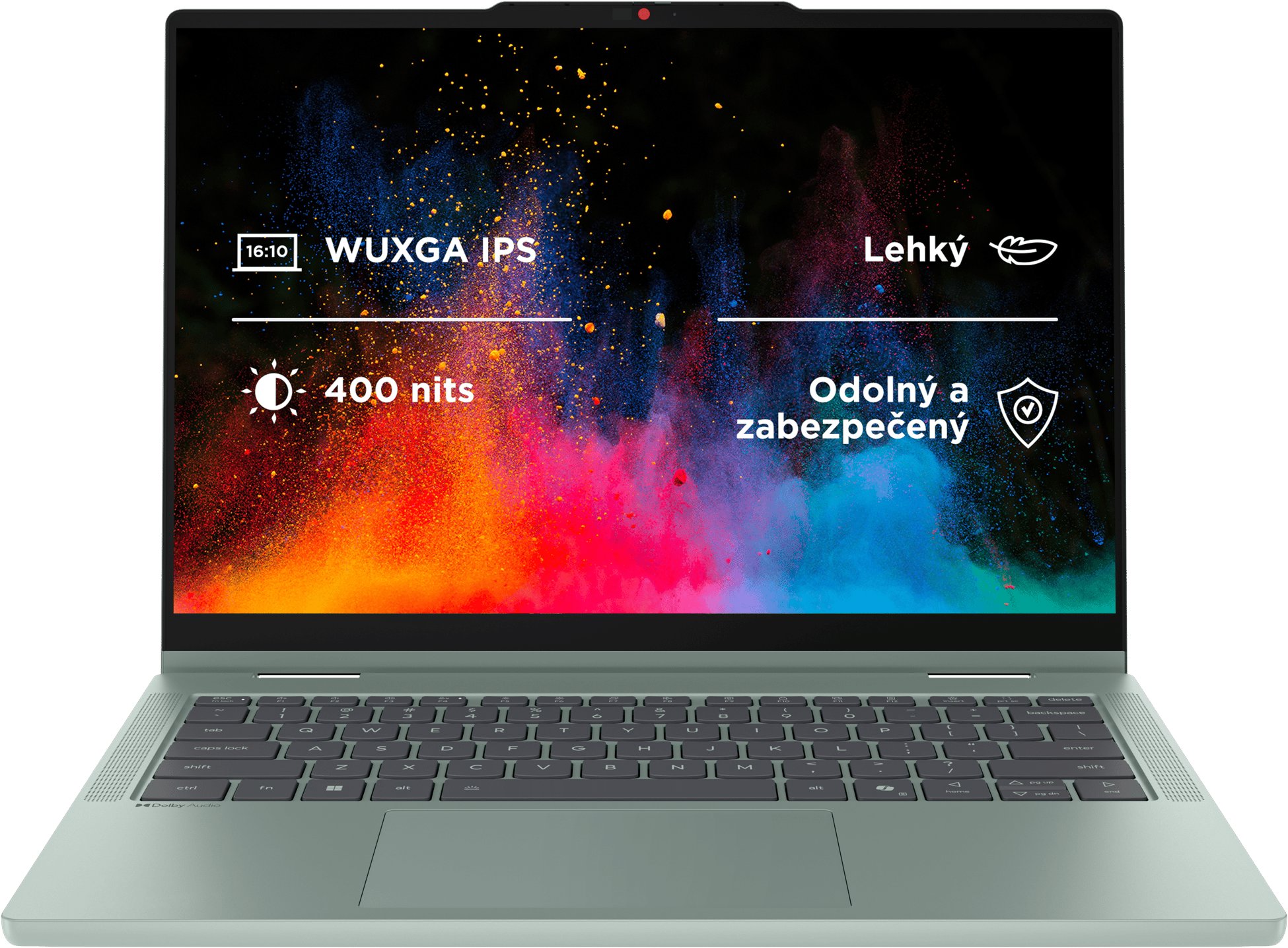 Lenovo IdeaPad 5 2-in-1 14IPH11 Breeze Moss kovový (bez adaptéra)