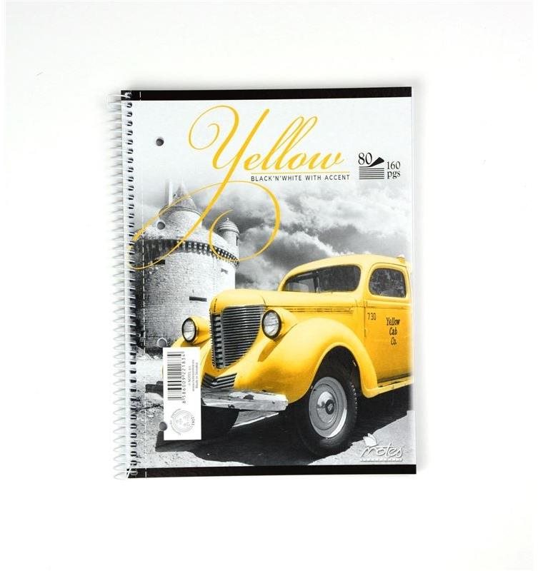 Notes A4, 80 listov, so špirálou na boku, čistý