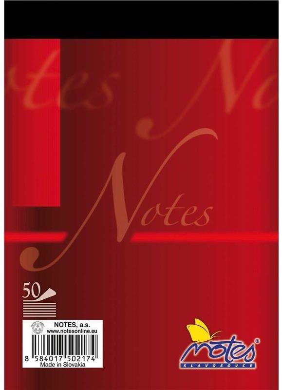 Notes A6, 50 listov, linajkový