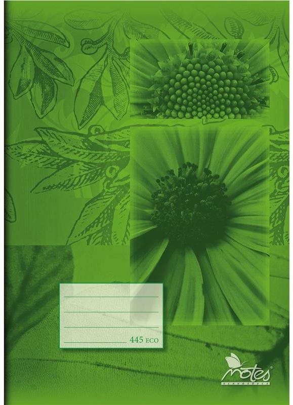 Notes č. 445, A4, 40 listov, štvorčekový, recyklovaný