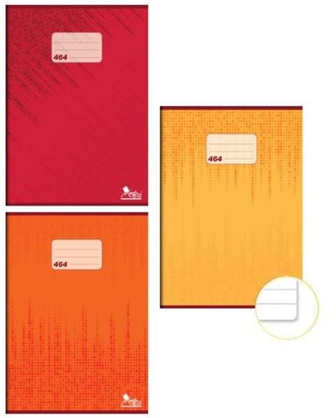 NOTES 464, A4, linkovaný, 60 listů - balení 3 ks