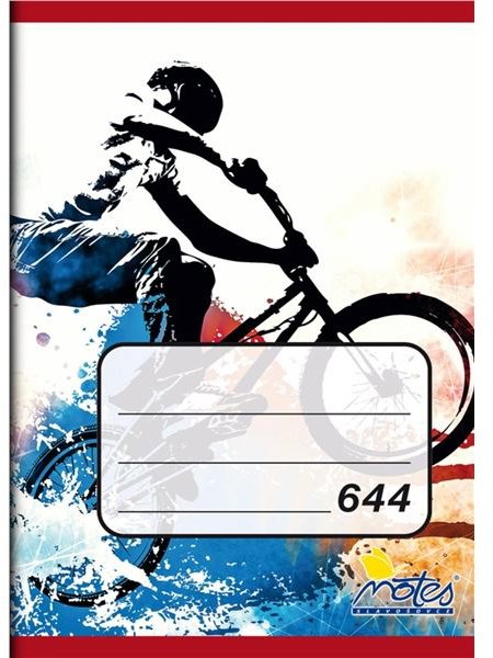 NOTES 644, A6, linkovaný, 40 listů - balení 5 ks