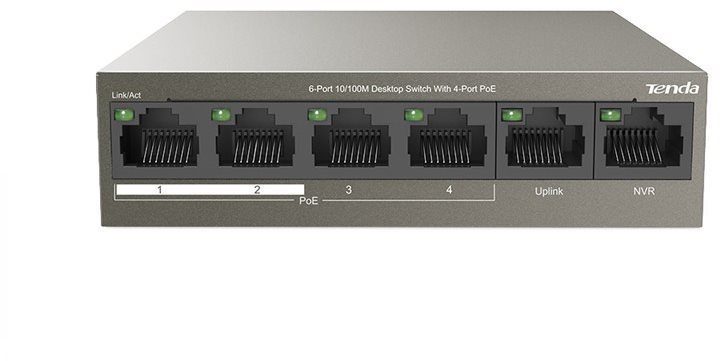 Tenda TEF1106P-4-63W – PoE AT switch