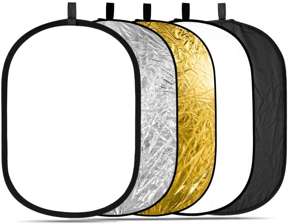 Neewer odrazová doska oválna 5 v 1, 100 × 150 cm