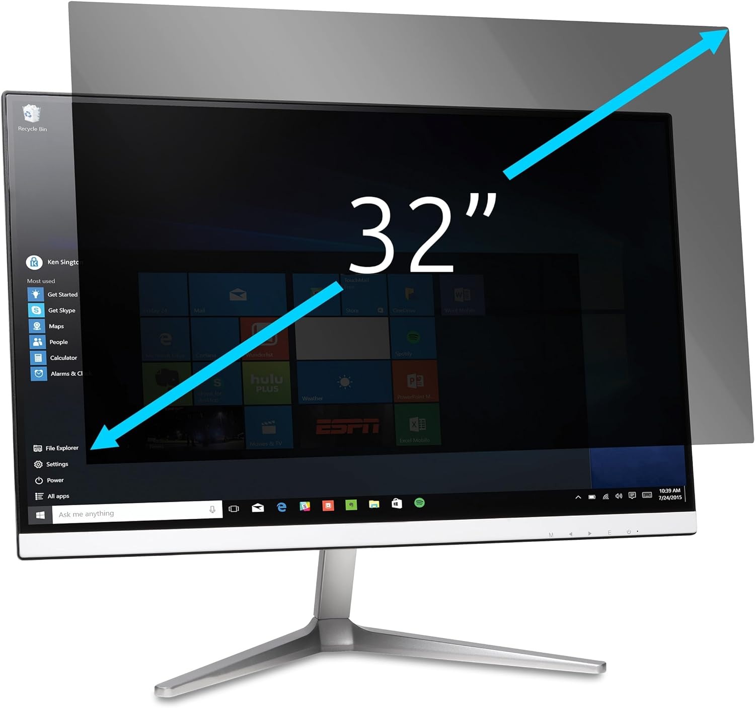 Kensington na monitory 32“ (21 : 9), dvojsmerný, odnímateľný