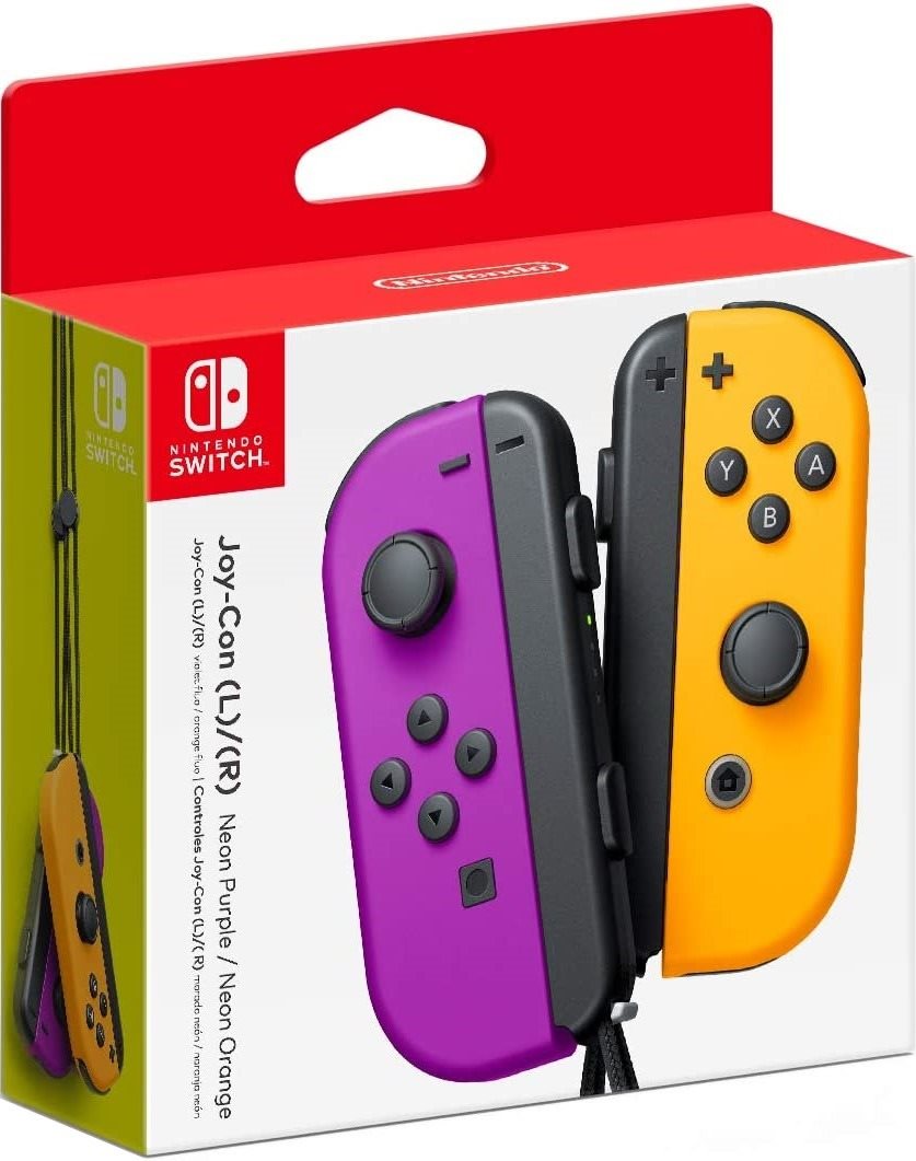 Nintendo Switch Joy-Con Pair Neon Purple/Neon Orange