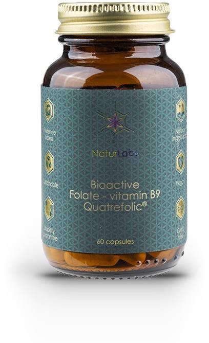 NaturLabs Folát bioaktívny Quatrefolic®, 60 kapsúl