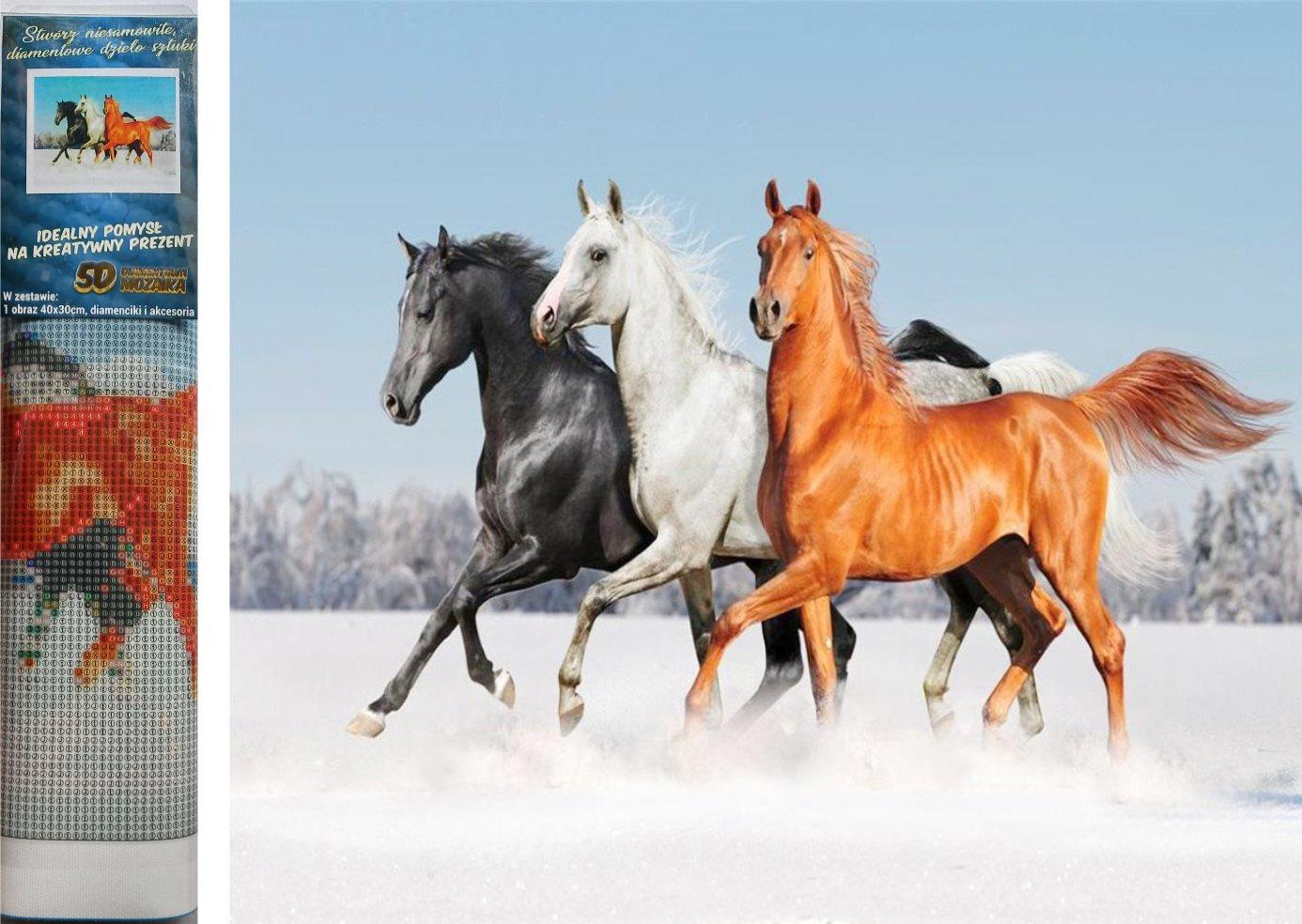 Norimpex Konské trio 30 × 40 cm