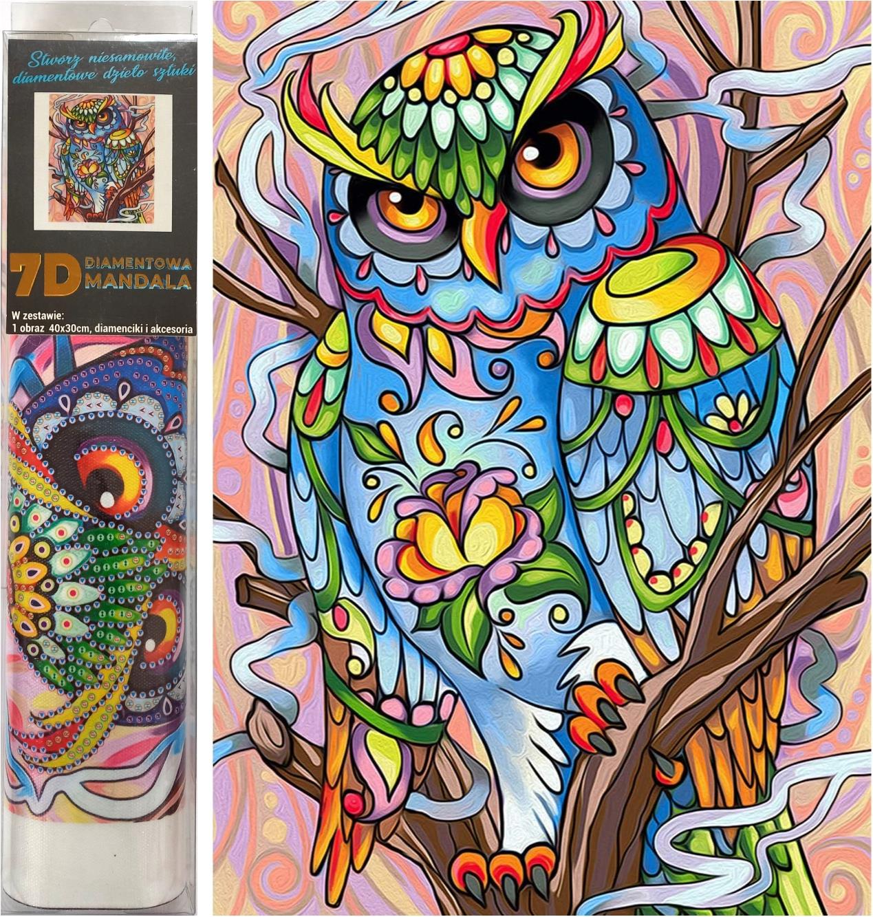 Norimpex 7D Hlídkující sova 30 × 40 cm