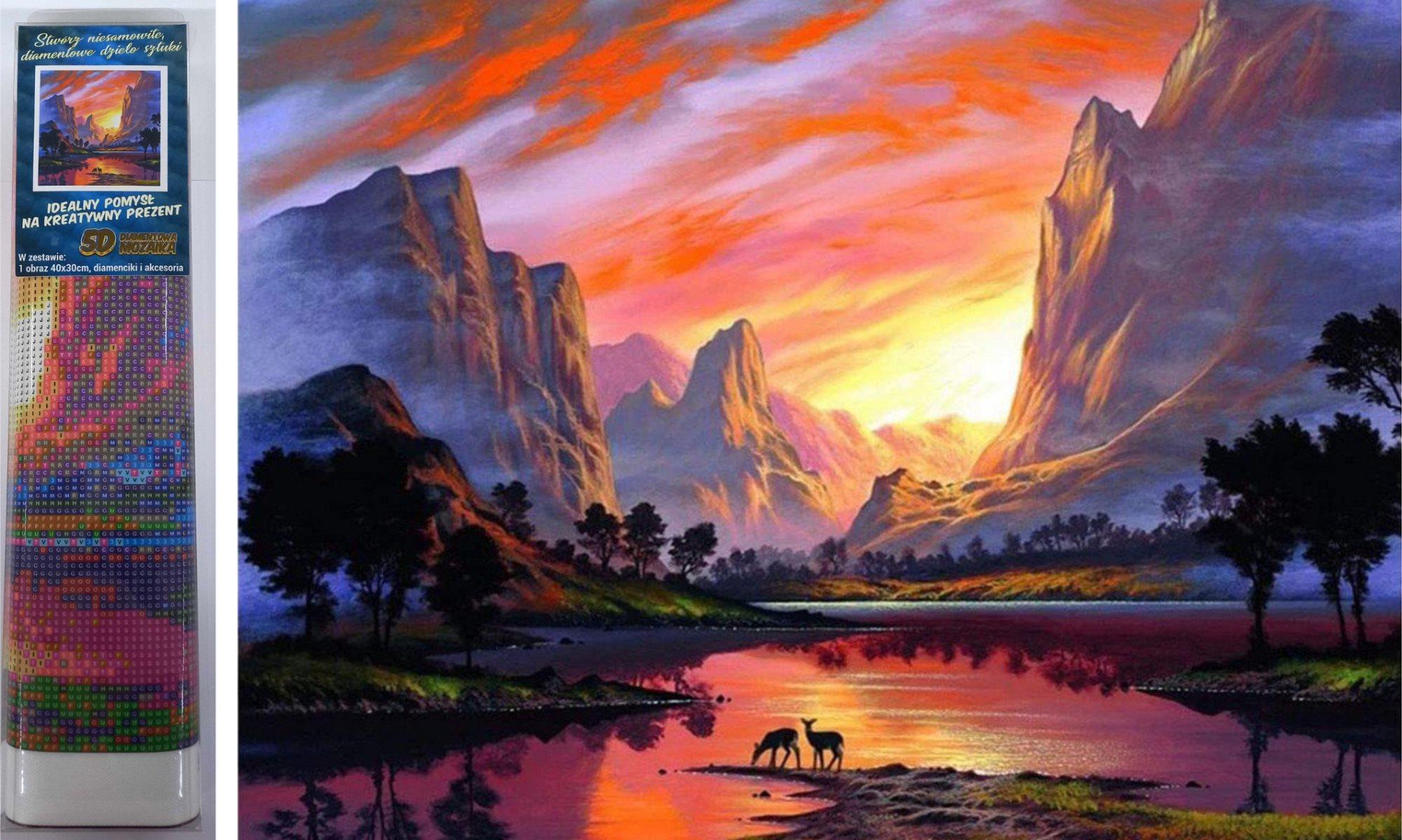Norimpex Horské údolí 30 × 40 cm