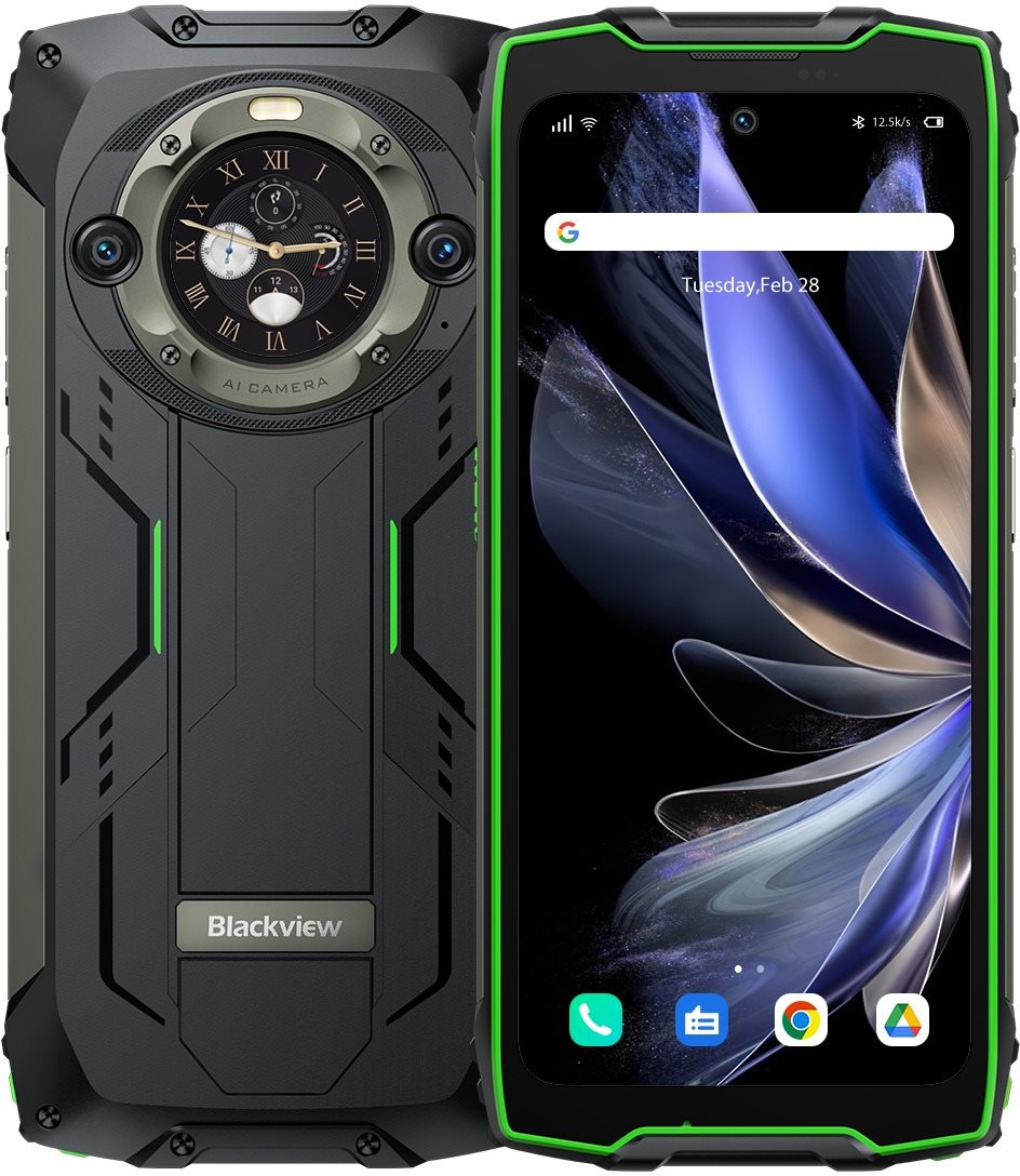 Blackview BV9300 Pro 12 GB/256 GB zelený