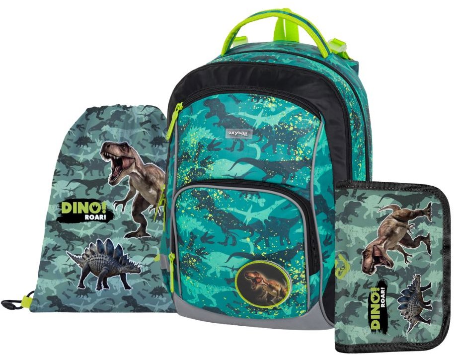 OXYBAG Oxy Go Dino, 3-dielny