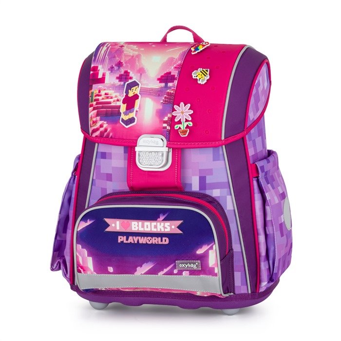 OXYBAG Školský batoh PREMIUM Playworld Girl