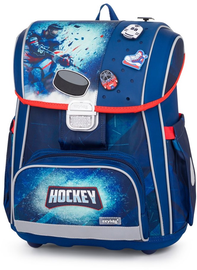 OXYBAG Školský batoh PREMIUM Hokej