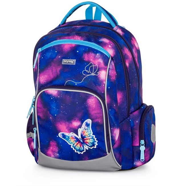 OXYBAG Školský batoh OXY GO Motýľ