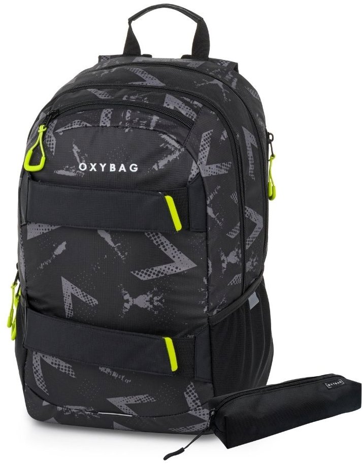 OXYBAG Študentský batoh + etui OXY SPORT Abstract