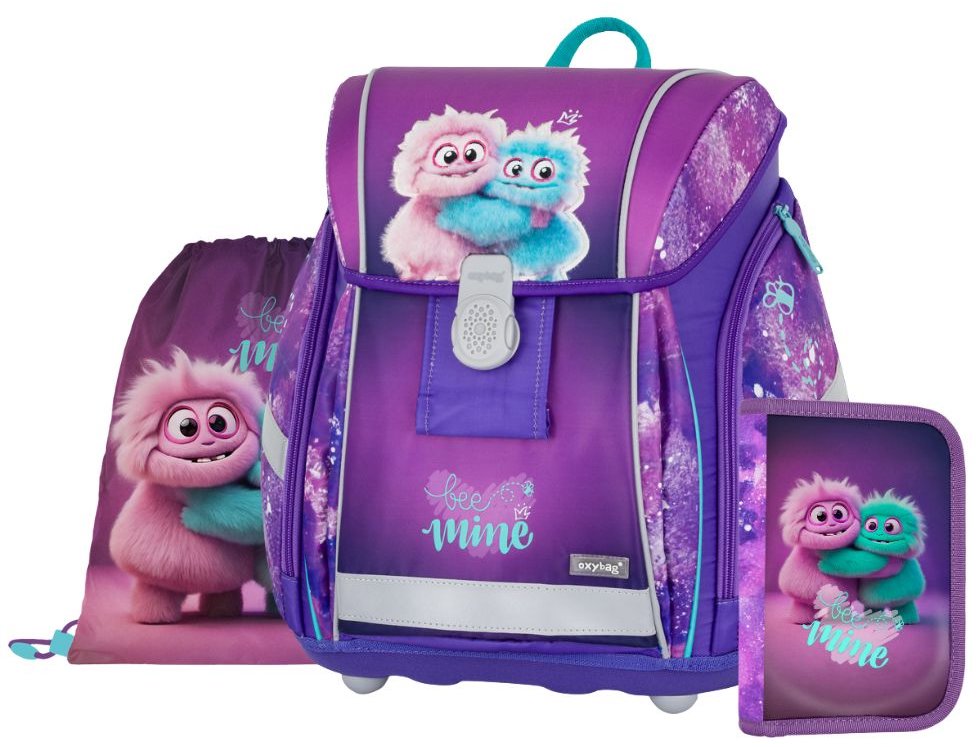 OXYBAG Školská sada 3 ks PREMIUM LIGHT Monster