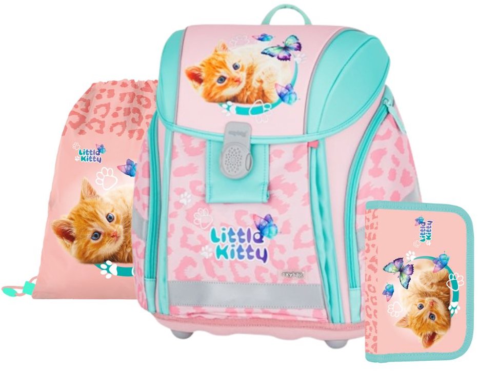 OXYBAG Školská sada 3 ks PREMIUM LIGHT Mačka