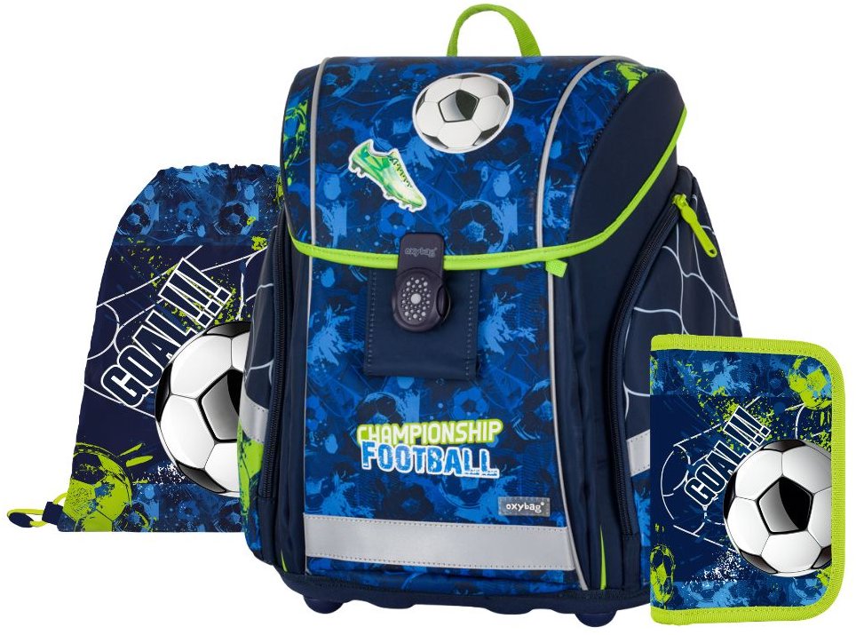 OXYBAG Školská sada 3 ks PREMIUM LIGHT futbal 2