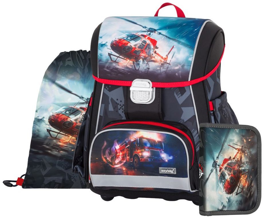 OXYBAG Školská sada 3 ks PREMIUM Hasiči