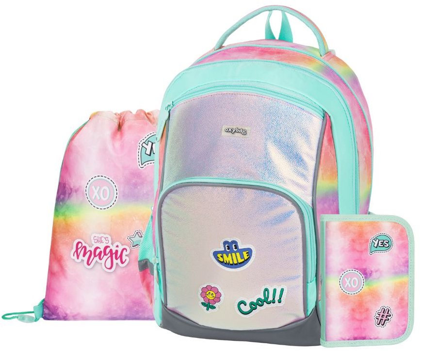 OXYBAG Školská sada 3 ks OXY GO Magic